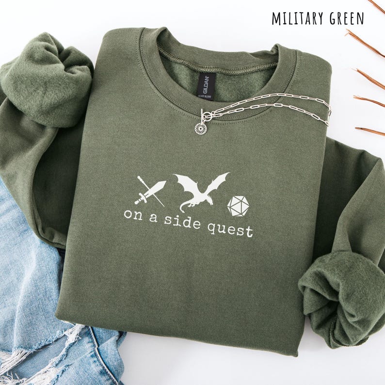 White Design-military green-cropped