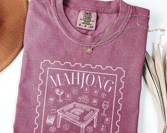 Mahjong Social Club Mahjong Shirt Hoodie Sweatshirt, Grappig Mahjong T-shirt Mahjong Cadeau voor spelers Mahjong Night Mahjong Lover hoodie