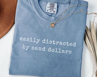 Sand Dollar Shirt Beachcomber Gift Seashell Hunter T-Shirt Beach Lover Tee Coastal Sand Dollar Tshirt Ocean Shell Lover Sweatshirt Hoodie