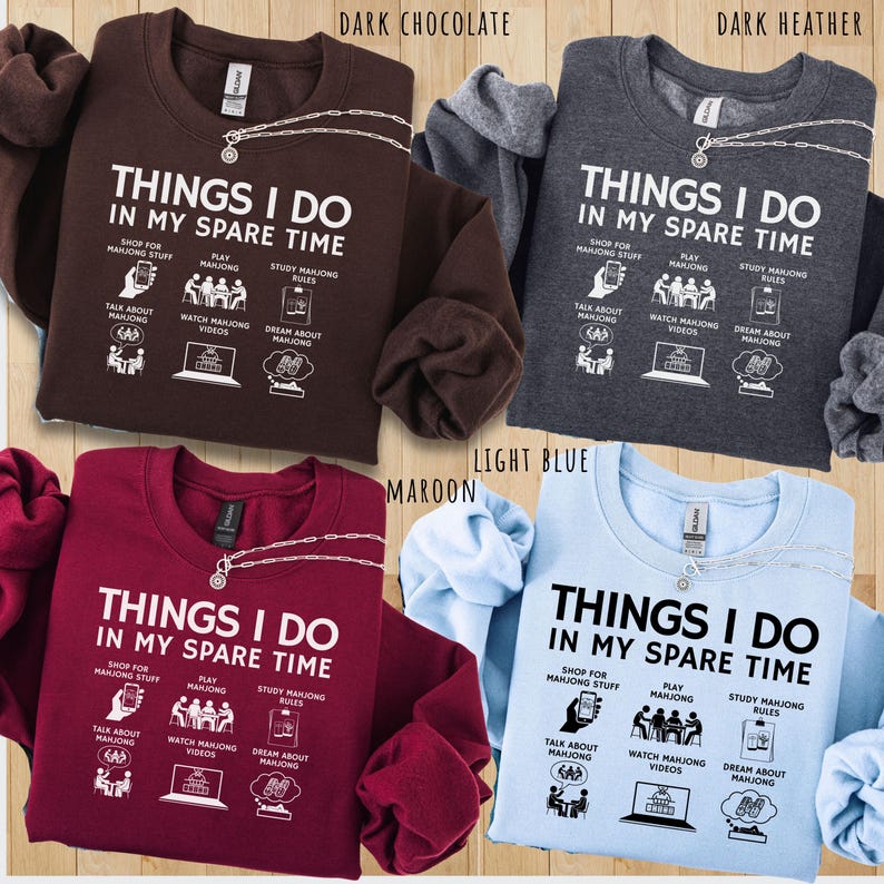 Camiseta Mahjong Comfort Colors® Camiseta engraçada de Mahjong Coisas que eu faço no meu tempo livre Camiseta para amante de Mahjong Presente para namorada que ama Mahjong imagem 7