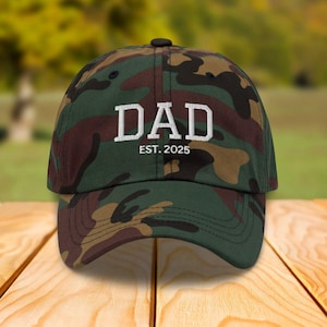 Gorra para papá (2025), regalo para papá nuevo, gorra para el Día del Padre, gorra de béisbol para papá, regalo para el primer Día del Padre, gorra personalizada para papá, regalo para anunciar un bebé.