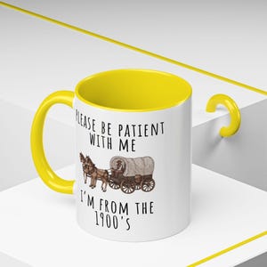 Caneca de aniversário engraçada, presente para alma antiga, caneca com humor vintage, presente para amante da história, caneca com humor do Velho Oeste, caneca sarcástica e engraçada, presente para colega de trabalho, ideia de presente original. imagem 8