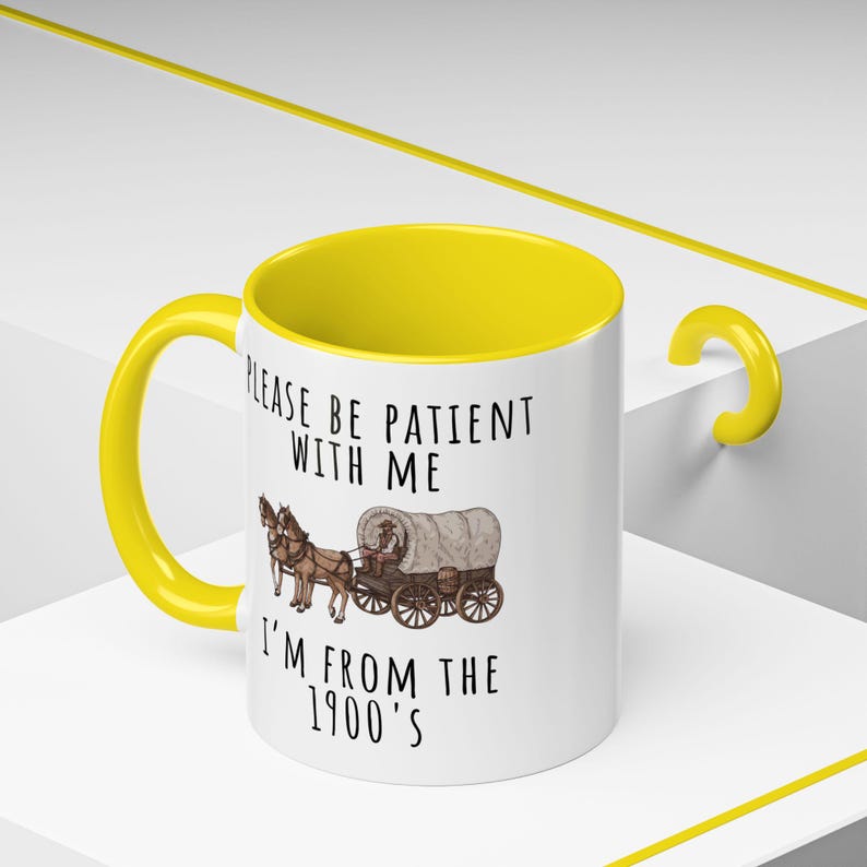 Caneca de aniversário engraçada, presente para alma antiga, caneca com humor vintage, presente para amante da história, caneca com humor do Velho Oeste, caneca sarcástica e engraçada, presente para colega de trabalho, ideia de presente original. imagem 8