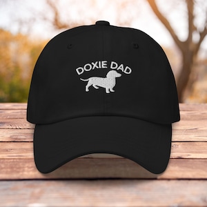 Doxie Dad Hat Dachshund Owner Gift Funny Doxie Gifts Doxie Lover Weiner Dog Dad Hat Funny Dog Dad Hats Doxie Dad Birthday weenie dog gifts