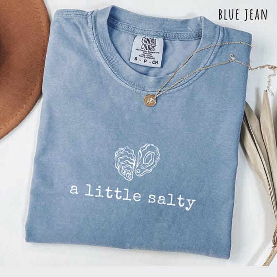 Salty shirt oyster lover tee coastal tshirt beach humor top ocean vibes oyster graphic sweatshirt salty coastal hoodie marine life gift idea