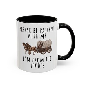 Caneca de aniversário engraçada, presente para alma antiga, caneca com humor vintage, presente para amante da história, caneca com humor do Velho Oeste, caneca sarcástica e engraçada, presente para colega de trabalho, ideia de presente original. imagem 5