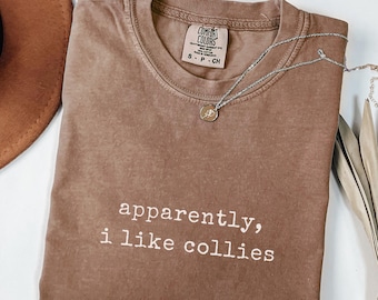 Camiseta de Collie, linda camiseta de perro Collie, camiseta para amantes de los Collies, regalo para Border Collie, sudadera con capucha para fanáticos de los Rough Collies, ropa para dueños de perros, raza de pastoreo