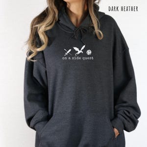 White Design-dark heather