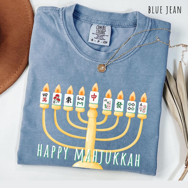 Hanukkah Mahjong Shirt – Mahjukkah Tee