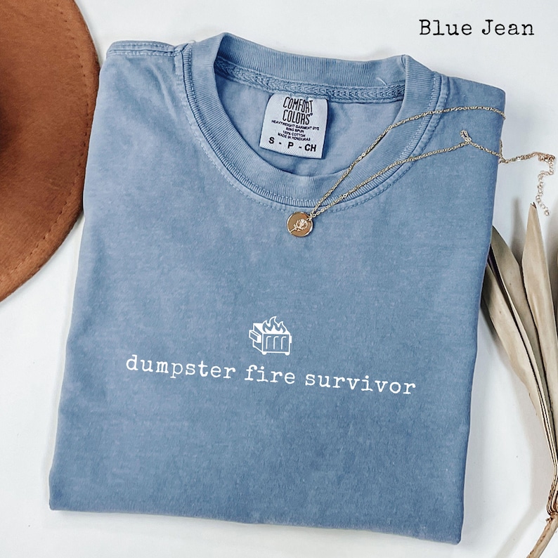 Dumpster Fire Funny Divorce Shirt Survivor Break Up Gift present single mom shirt divorcee party funny breakup gift for best friend t-shirt image 2