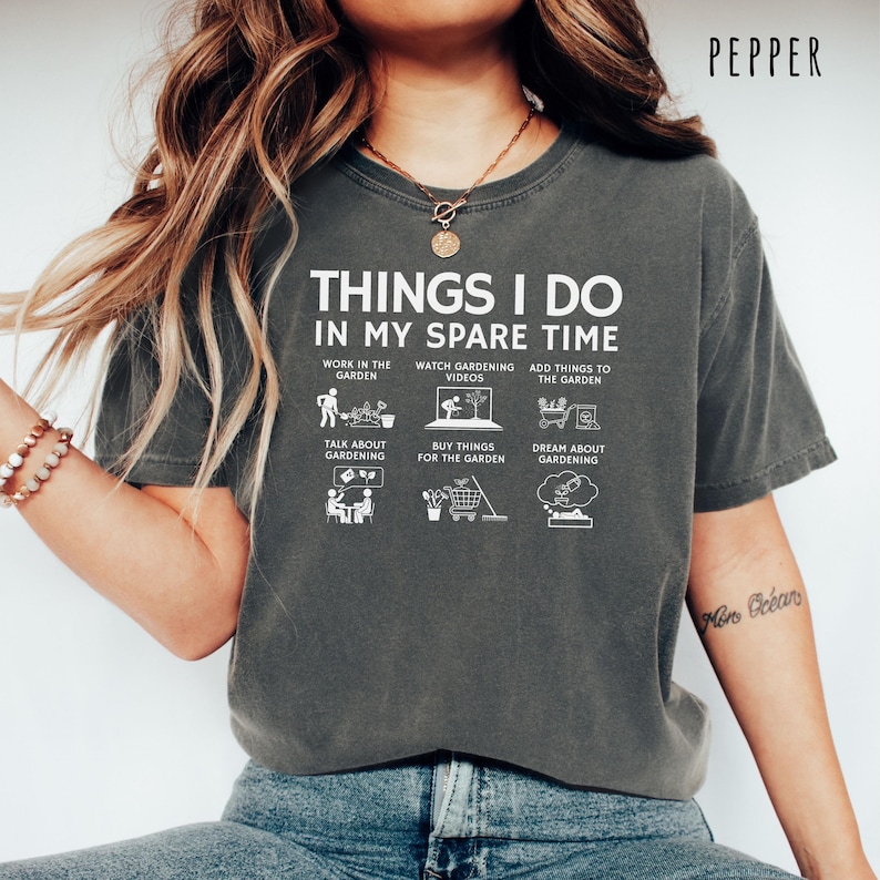 Gardening Shirt funny gardening tshirt garden lover tee plant lover sweatshirt gardener hoodie things I do spare time funny plant mom gift image 14