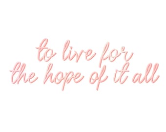 To Live For the Hope of It All | August- Folklore Inspired Sticker