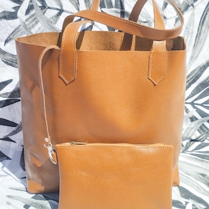 Stylish Large Leather Tote Bag,leather bag,Work bag for women,Women&#39;s leather purse,laptop bag purse, Leather shopper bag