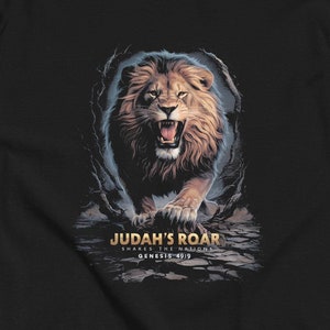 Lion of Judah T-Shirt: Judah&#39;s Roar Graphic Tee