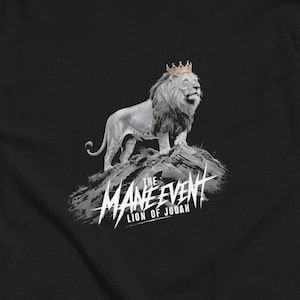 Lion of Judah T-Shirt: The Mane Event, Unisex Cotton Tee