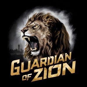 Lion of Judah T-Shirt: Guardian of Zion Graphic Tee (Unisex)