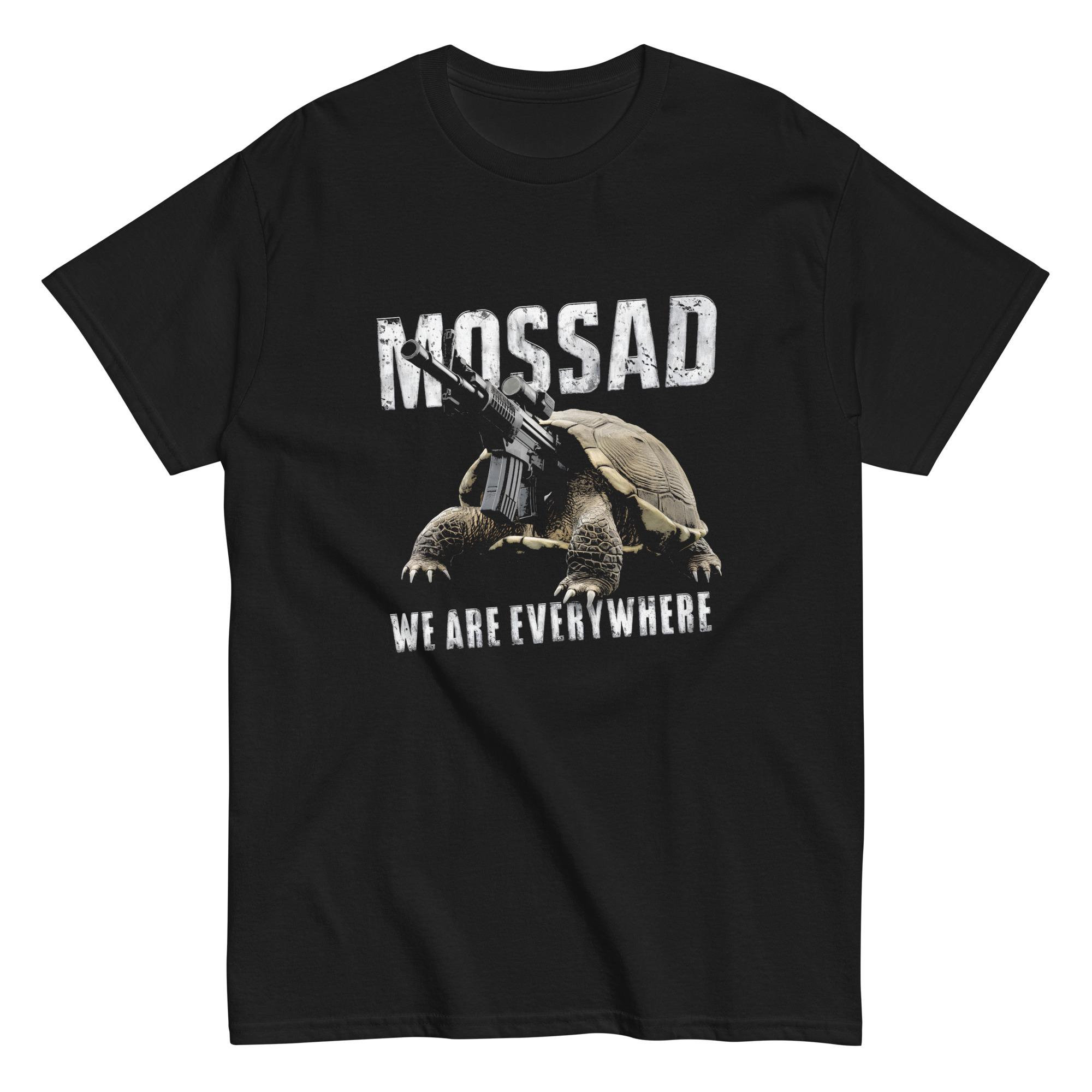 Unisex Israeli Mossad T-shirt, We Are Everywhere Turtle Edition