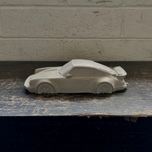 Porsche 911 Concrete sculpture