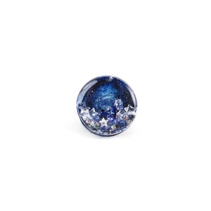 Star Signet Ring, Starry Night Van Gogh Ring, Celestial Star Ring, Snow Globe Ring, Artistic Gift, whimsical ring, constellation ring