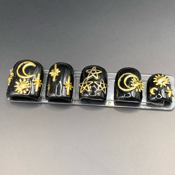 Star Catcher Press On Nails, Greta Van Fleet, Greta Van Fleet Inspired Nails, gvf