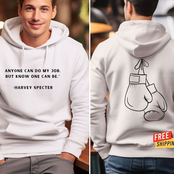 Harvey Specter Sweatshirt, Suits Crewneck sweatshirt, Gift for birthday, Lawyer gift, Birthday Gift for him, Adult Boxing shirt, Tv Show.