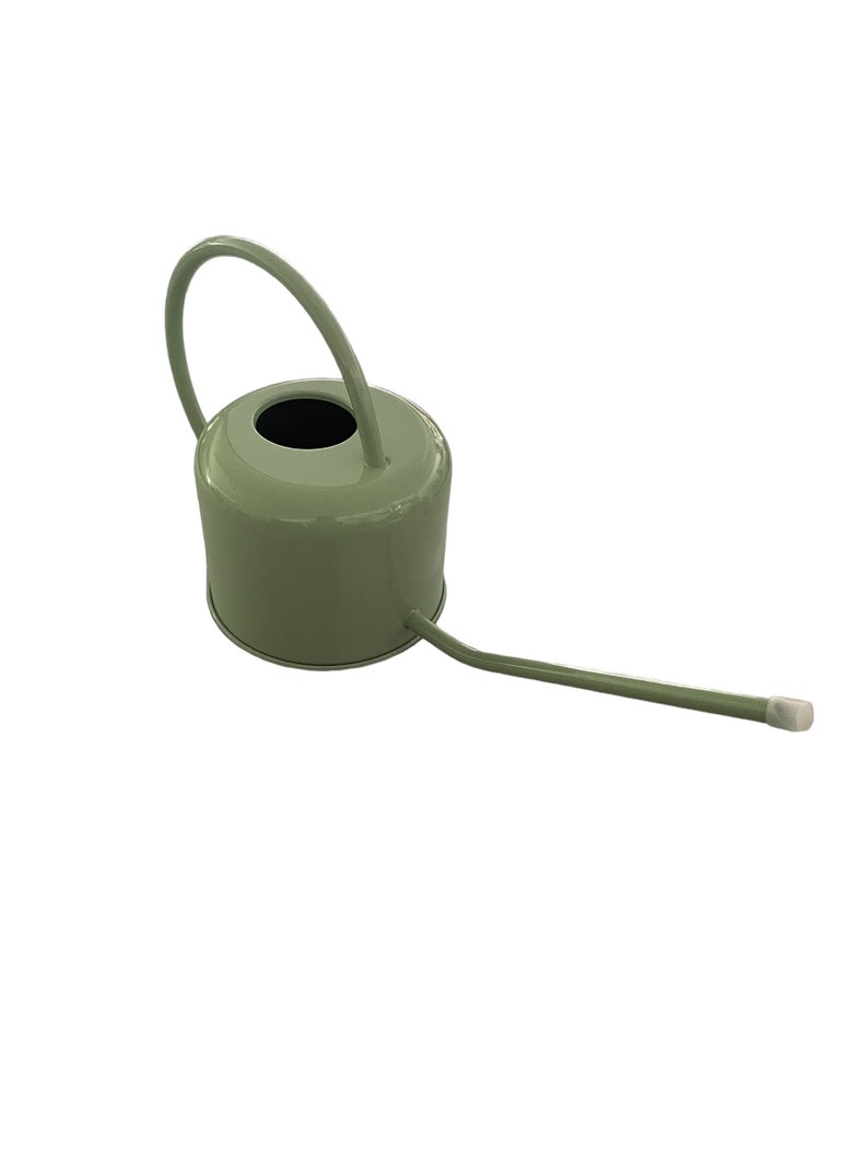 0.9 L Watering Can Modern Style Watering Pot for Indoor Plants or Outdoor Plants Galvanised Powder Coated Steel Summergreen image 4