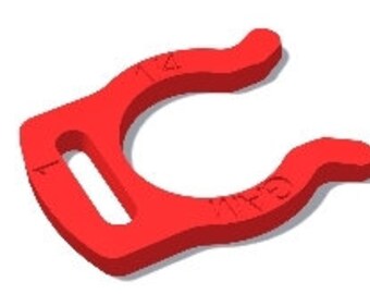 10 pack of Mur-Lok 1/2 inch Acetal Locking clips