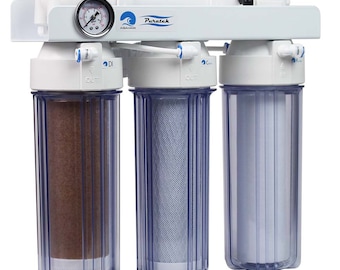 Sistema de filtrado por ósmosis inversa/desionización Puratek de 100 gpd - AquaMaxx