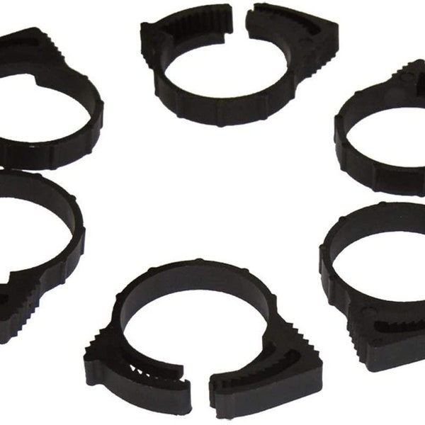 Plastic Hose Clamp 1/2 Inch - 50 pack