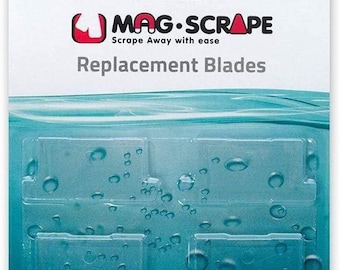 2 pack of Mag-Float Sm & Med Scraper Replacement Acrylic Blade 4-Pack