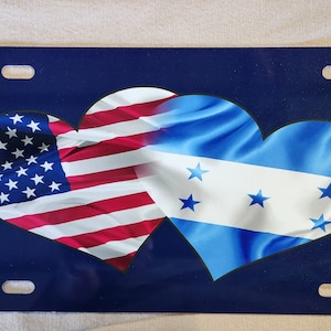 Honduras License Plate Designs Custom Available