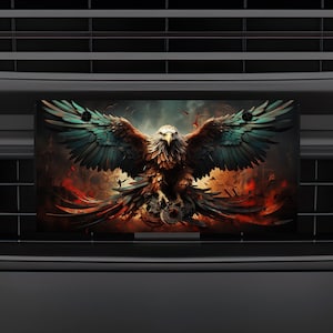Mexican Eagle Independence Full Body License Plate Design (COUNTRY MEXICO)