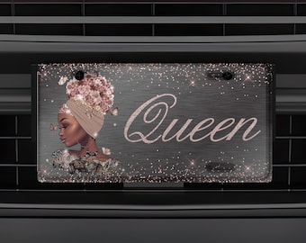 Queen License Plate Design