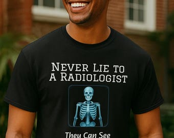 Camiseta de Halloween para radiologista: Camiseta unissex da temporada assustadora