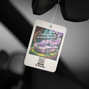 Aromatizador de ar para carro: aromas de pinho, carro novo e gelo preto imagem 3