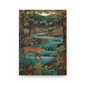Woodland Fox Hardcover Journal