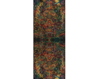 Visionary Sacred Microfiber Suede Rubber Yoga Mat - Versatile for Pilates, HIIT, Fitness, and Hot Yoga - Universal Gift Idea