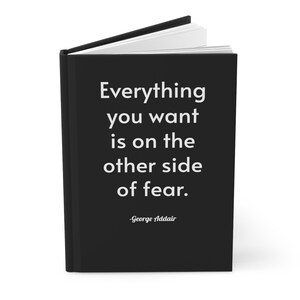 Overcome your fear Motivation Journal (Back to School / Gratitude / Manifesting Journal)