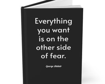 Overcome your fear Motivation Journal (Back to School / Gratitude / Manifesting Journal)