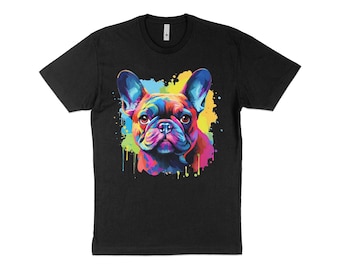 Bulldog Francês, abstrato, artístico, moderno, amante de cães, animal de estimação, único, canino, Frenchy, Frenchie, dono de animal de estimação, animal, raça