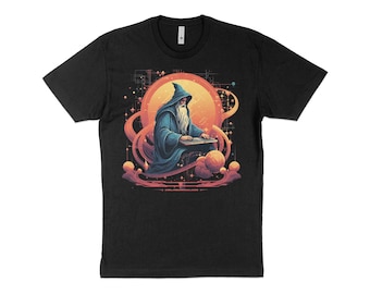 T-shirt divertente per programmatori e programmatori di computer, scatena la tua magia di programmazione: maglietta stregone della sintassi, idea regalo coder