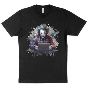 Joker Coding Master T-Shirt, Funny Programmer Shirt, Tech Geek Tee, Father's Day Gift Idea for Dad, Coder Programmer