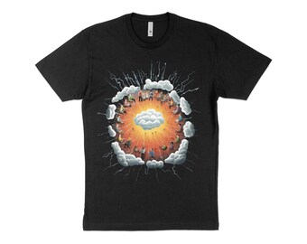 Camiseta gráfica humorística Blame Storming, culpe a tempestade, camiseta com citações engraçadas, camisa culpe em mim, camiseta de estilo suave, camiseta de tempestade de verão