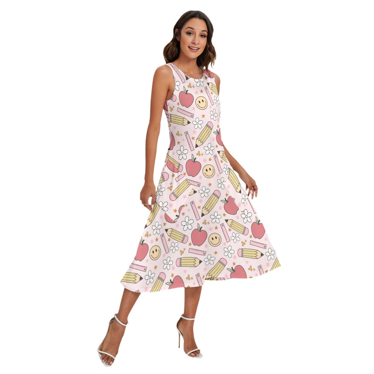 pink teacher dress 20 Teacher Dresses for All Day Comfort & Style