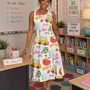 dresses professor Newshows Womens Wear to Work Long Midi Black Teacher Dresses Tie Waist Shirt Summer Dress Business Casual Outfits Funeral Office Attire Dressy with Pockets(Black,S) at Amazon Women's Clothing store