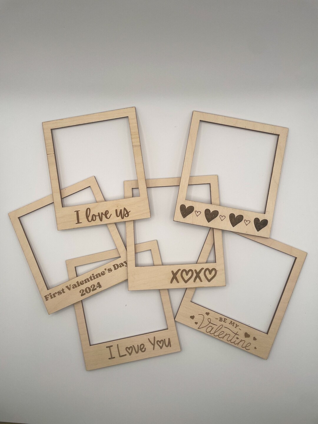 Polaroid Frames Valentine's Day Frame Love Basket Gift Laser