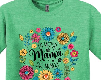 Spanish Mom Shirt, Floral Madre Shirt, Mother's Day Gift