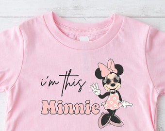 I’m This Minnie Birthday Shirt, Disney Birthday Party, 3rd Birthday Gift, Disneyland Birthday Trip, Birthday Princess, 3rd Birthday Shirt