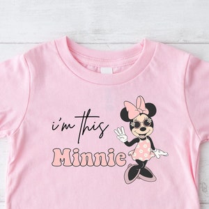 I’m This Minnie Birthday Shirt, Disney Birthday Party, 3rd Birthday Gift, Disneyland Birthday Trip, Birthday Princess, 3rd Birthday Shirt