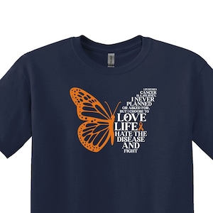Leukemia Cancer Gift, Family Support Clothing, Cancer Survivor Shirt, Warrior Cancer T-Shirt, MS Awareness Shirts, Multiple Sclerosis Shirt